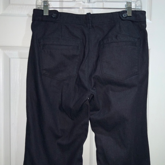 Ann Taylor Loft Modern Trouser Sz 4 wide leg navy blue - Picture 6 of 9